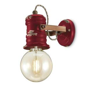 C1843 fali lámpa vintage design borvörös színben kép
