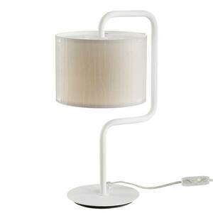 Asztali lámpa Morfeo árnyékoló műanyag krém kép