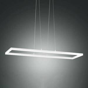 LED függő lámpa Bard, 92x32 cm fehér kép