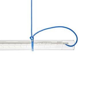 Ingo Maurer Tubular LED függő lámpa, fehér/kék kép