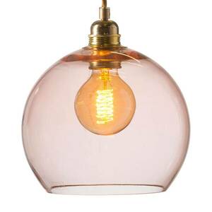 EBB & FLOW Rowan függő lámpa rozé-arany Ø 22 cm kép