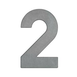 „2” házszám - rozsdamentes acél kép