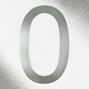 Kiváló minőségű házszámok rozsdamentes acélból „0” kép