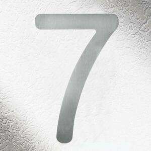 Kiváló minőségű házszámok rozsdamentes acélból „7” kép