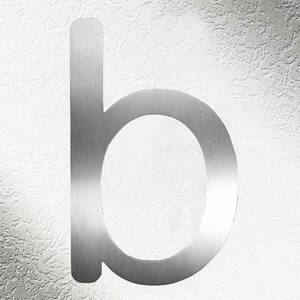 Kiváló minőségű házszámok - „b” betű kép