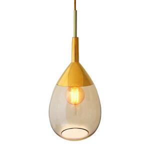 EBB & FLOW Lute M függő lámpa arany arany-füst kép
