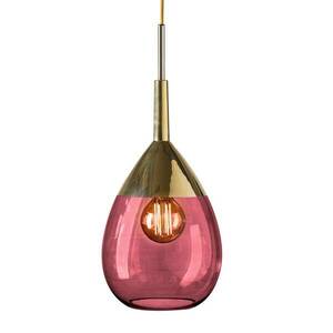 EBB & FLOW Lute M függő lámpa arany rubinpiros kép