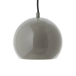 FRANDSEN függesztéklámpa Ball, fényes szürke, Ø 18 cm kép