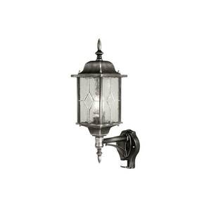 Kültéri fali lámpa Wexford, érzékelő, fekete/ezüst kép