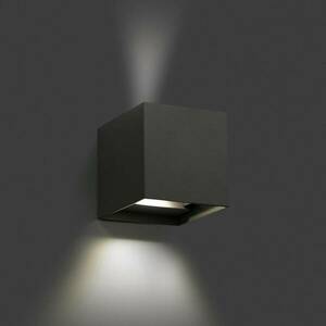 LED kültéri fali lámpa Olan, s.szürke kép