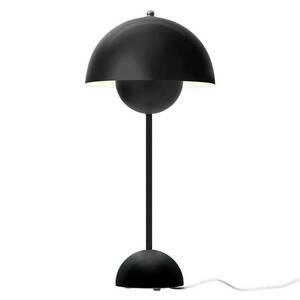 &Tradition Virágcserép VP3 asztali lámpa, matt fekete kép