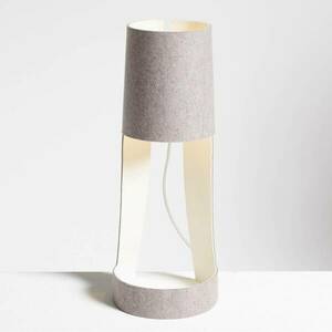 Asztali lámpa Mia szürke/fehér kép