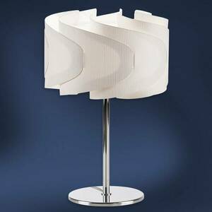 Lumetto Ellix asztali lámpa fa megjelenésű kép