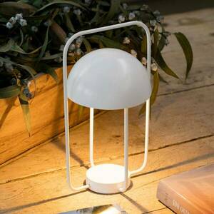 lámpa Jellyfish, hordozható, akkuval, fehér kép
