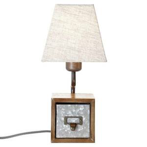 Casket textil asztali lámpa fiókkal kép