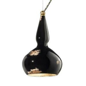 Vintage lógó lámpa Ginevra fekete színben kép