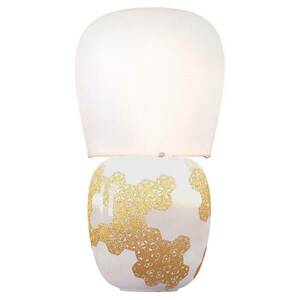 Kundalini Hive - kerámia asztali lámpa, fehér kép