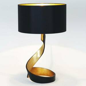 Vortice asztali lámpa, fekete-arany kép