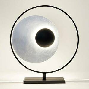 Asztali lámpa, Műhold ezüst-fekete magassága 58 cm kép