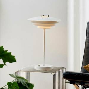 Bretagne asztali lámpa, többrétegű ernyő, fehér kép