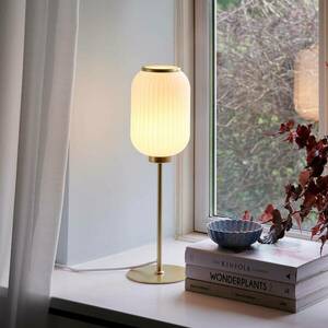 Milford asztali lámpa, fém és üveg, sárgaréz/opál kép