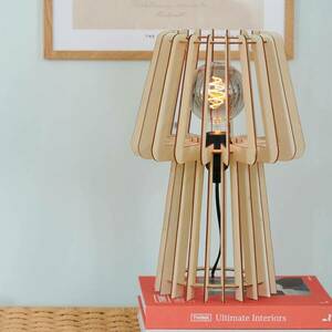 Groa asztali lámpa, világos fa kép