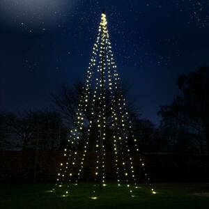 LED karácsonyfa rúd nélkül, 360 LED 600cm kép