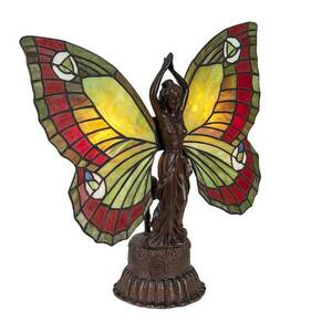 Asztali lámpa 5LL-6085 Pillangó Tiffany stílusban kép