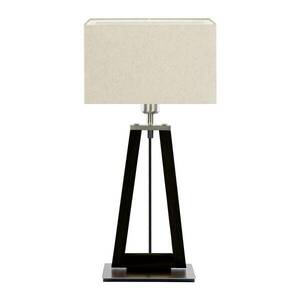 HerzBlut Bi Bob asztali lámpa, kőris tölgyfa szén/krém kép