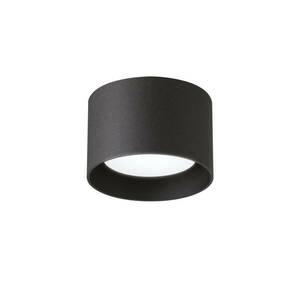 Ideal Lux lefelé irányuló lámpa Spike Round, fekete, alumínium, Ø 10 cm kép
