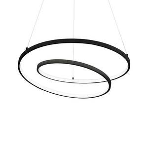 Ideal Lux Oz LED-es függőlámpa Ø 80 cm fekete kép