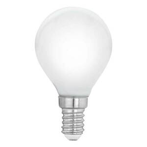 LED izzó E14 P45 4W, meleg fehér, opál kép