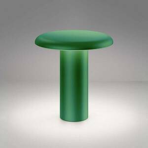 Artemide Takku LED asztali lámpa újratölthető akkumulátorral, zöld színben kép