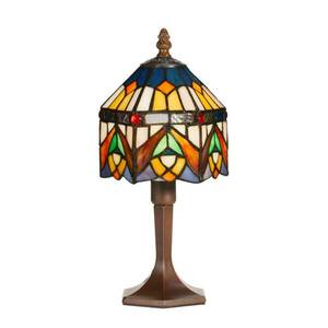 Dekoratív asztali lámpa Jamilia Tiffany stílusban kép