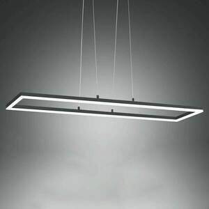 LED függő lámpa Bard, 92x32 cm, antracit kép