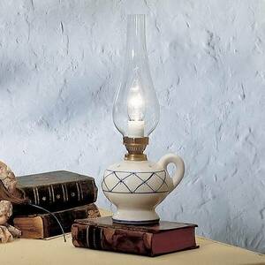 Rustico asztali lámpa vidéki stílusban kép