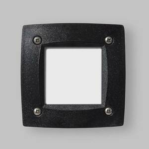 LED beépíthető lámpa Leti 100 Square fekete 3W CCT kép
