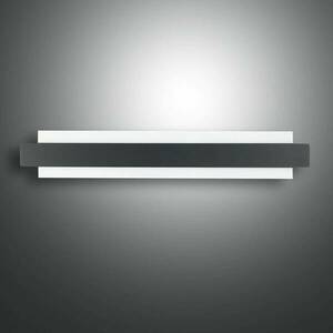 LED fali lámpa Regolo fém előlappal fekete kép