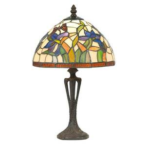 Asztali lámpa Elanda Tiffany stílusban, 40 cm kép