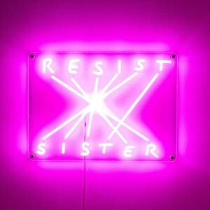 LED dekor fali világítás Resist-Sister, fukszia kép