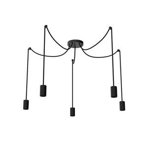 SEGULA Spyder 5 Wave függő lámpa, fekete, öt izzós kép