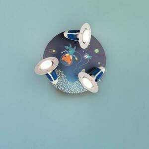 Rondell Space Mission mennyezeti lámpa, kék kép
