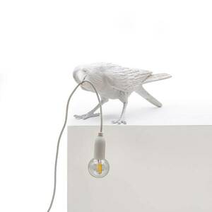 LED dekor terasz lámpa Bird Lamp, játékos fehér kép