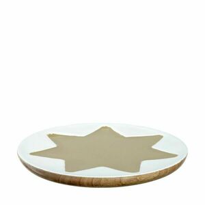 LEONARDO CANDELA fa tányér 23cm, arany kép