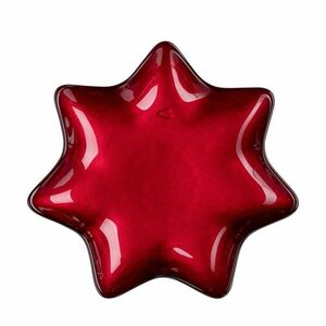 LEONARDO STELLA csillag alakú tányér 15cm, piros kép