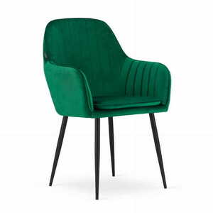 LUGO zöld bársony szék kép