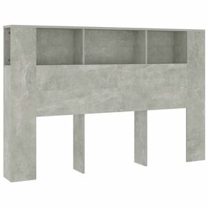 vidaXL betonszürke áthidaló szekrény 160 x 18, 5 x 104, 5 cm kép
