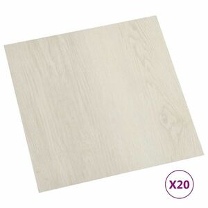 vidaXL 20 db bézs színű öntapadó PVC padlólap 1, 86 m² kép