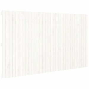 vidaXL fehér tömör fenyőfa fali fejtámla 204 x 3 x 110 cm kép