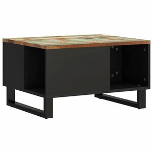 vidaXL tömör újrahasznosított fa dohányzóasztal 60 x 50 x 35 cm kép